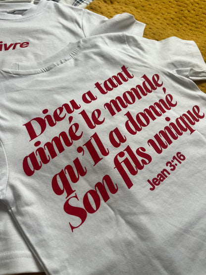 T-shirt enfant Jean 3:16